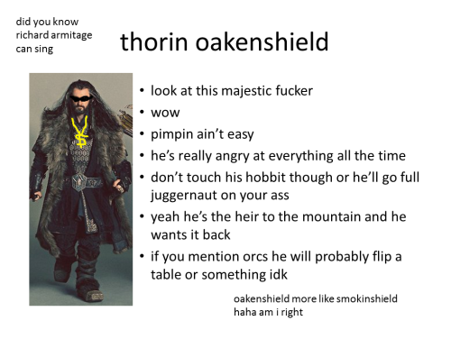 221cbakerstreet:bilbro-baggins:please reblog this took me a weekGandalf’s slide is 100% accurate