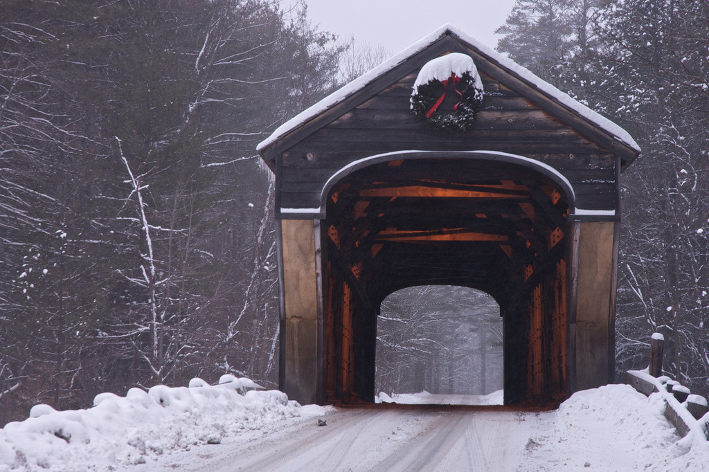 asweetheartbeing40:  archatlas:  Covered Bridges James Walsh  This makes me think