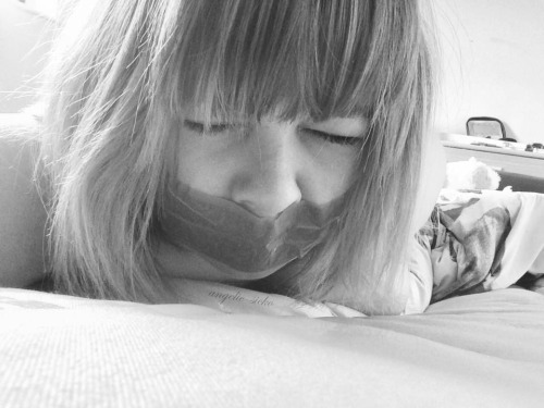 angelic-sicko: “Little girls always look the sweetest when they’re bound, gagged, and te