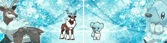lunafraya:     ❄  °  ✧  Snowy Ice Pokemon ✧ ° ❄       “ W a l k i n g 