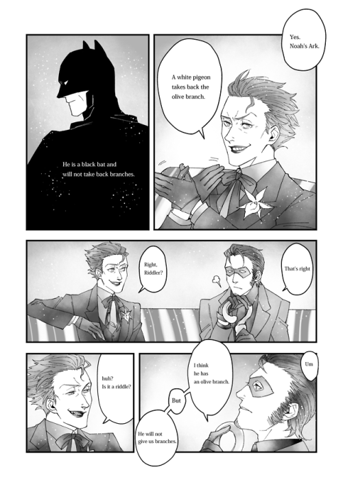 English ver.This is a story about the mutual relationship between Batman and villains.read from the 