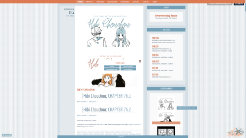 After 4 long years, a new look!Blue-orange pastel colors, matching watercolored-floral banners, iden