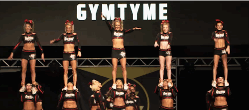stingraypeaches:thecheergifgirl:GymTyme Rouge, Champions League 2014I LIVE AND BREATHE ROUGE BRING T