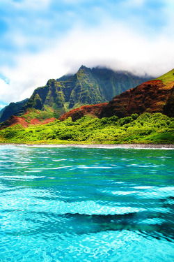 zelicus:  Napali, Kauai, Hawaii | via Tumblr on We Heart It. 