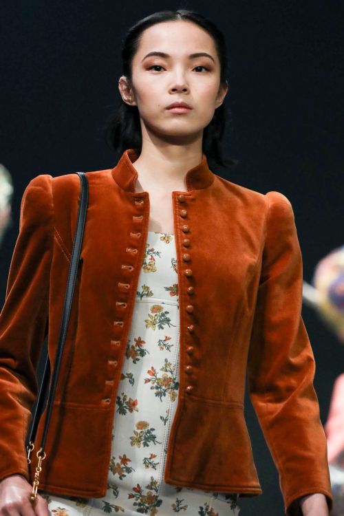 Tory Burch Ready-To-Wear Fall/Winter 2020A jacket, suit, and boots for Jaskier