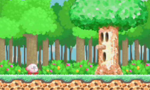 nothingbutgames:  Whispy Wood’s appearance through the Kirby series.