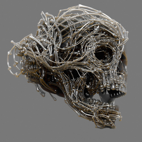 Meats Meier (LA, CA, USA) - ZBrush Experiments, Untitled (Skull B), 2012   Visual Arts