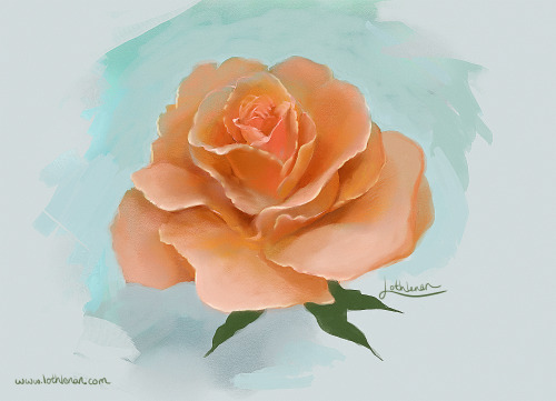 Digitally painting roses is harder than traditionally painting roses. If you don’t agree then you ha
