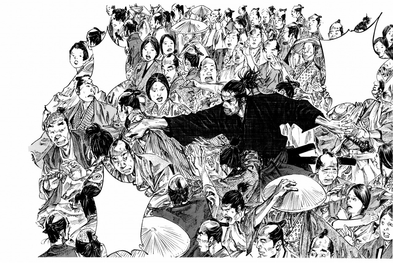 woundeddog:  From Inoue Takehiko’s art book Sumi and Water 