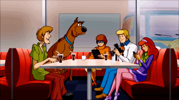 cheevesdinkley:         scooby-doo! wrestlemania mystery + the burger binge (gif
