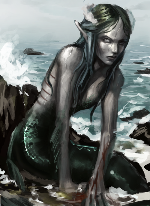 some mermay wips that may never be finished..
