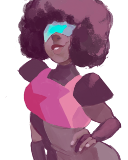 voyagehour:  a garnet for my buddy @arieldoodles