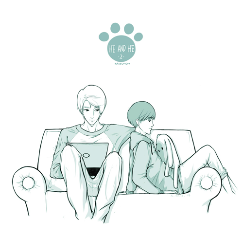  He and He (KriSuho) by LittleSuhoLittleSix   kris: can you please…behave?suho: