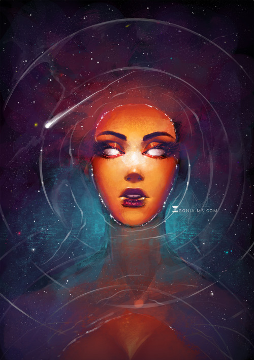 chromadepthblog:  The nereid who wanted to live in the stars by SoniaMatas