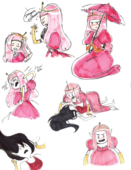 childofsquid:Idea that PB gets turned into a vamp for some reasonsketches from the last couple days 