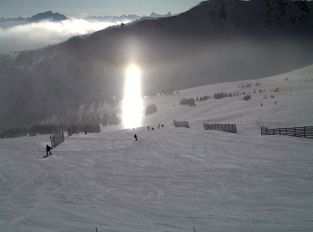 lichtschimmer:  Canada, Alberta,  Jasper, Upper Mountain - webcam  