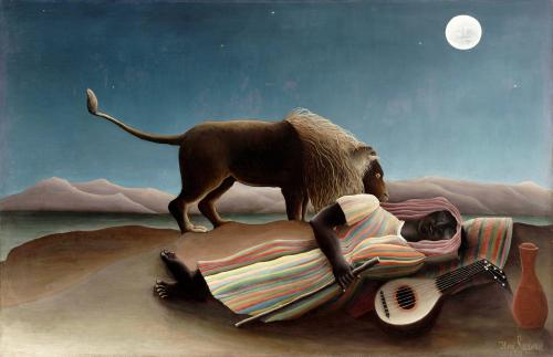 Henri Rousseau, The Sleeping Gypsy, 1897.