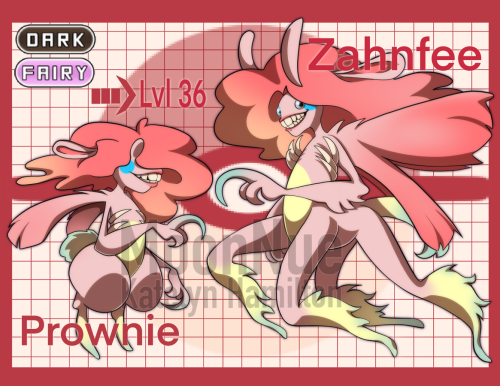 Pokesona / Fakemon update! I liked this design a lot but my original was really messy, so I wanted t