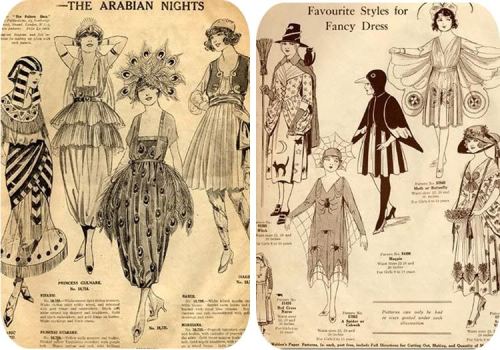 1920s Halloween costume ad | Past blog!