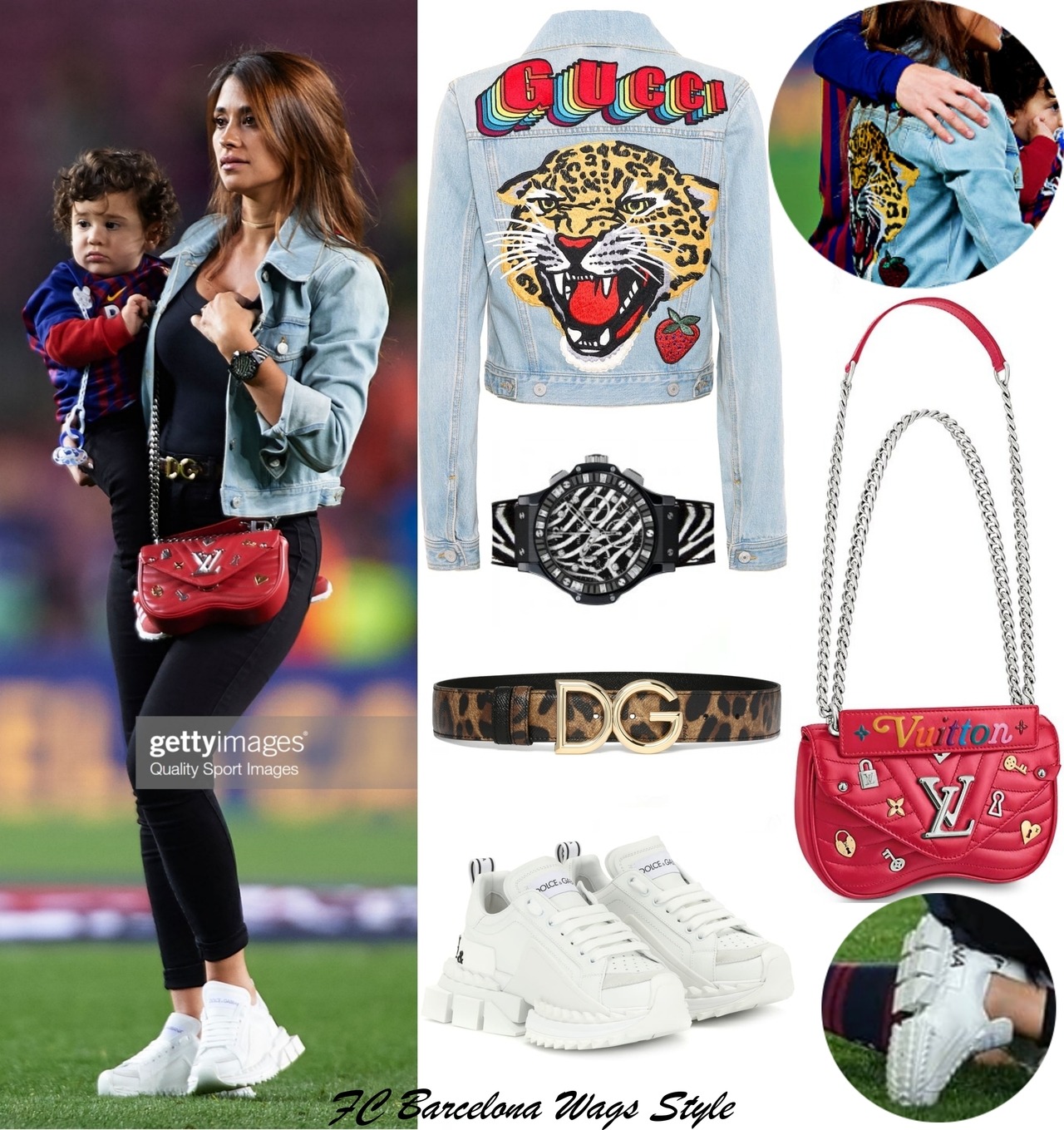 FC Barcelona WAGS Style — Raquel wore an Adidas Originals Archive Long