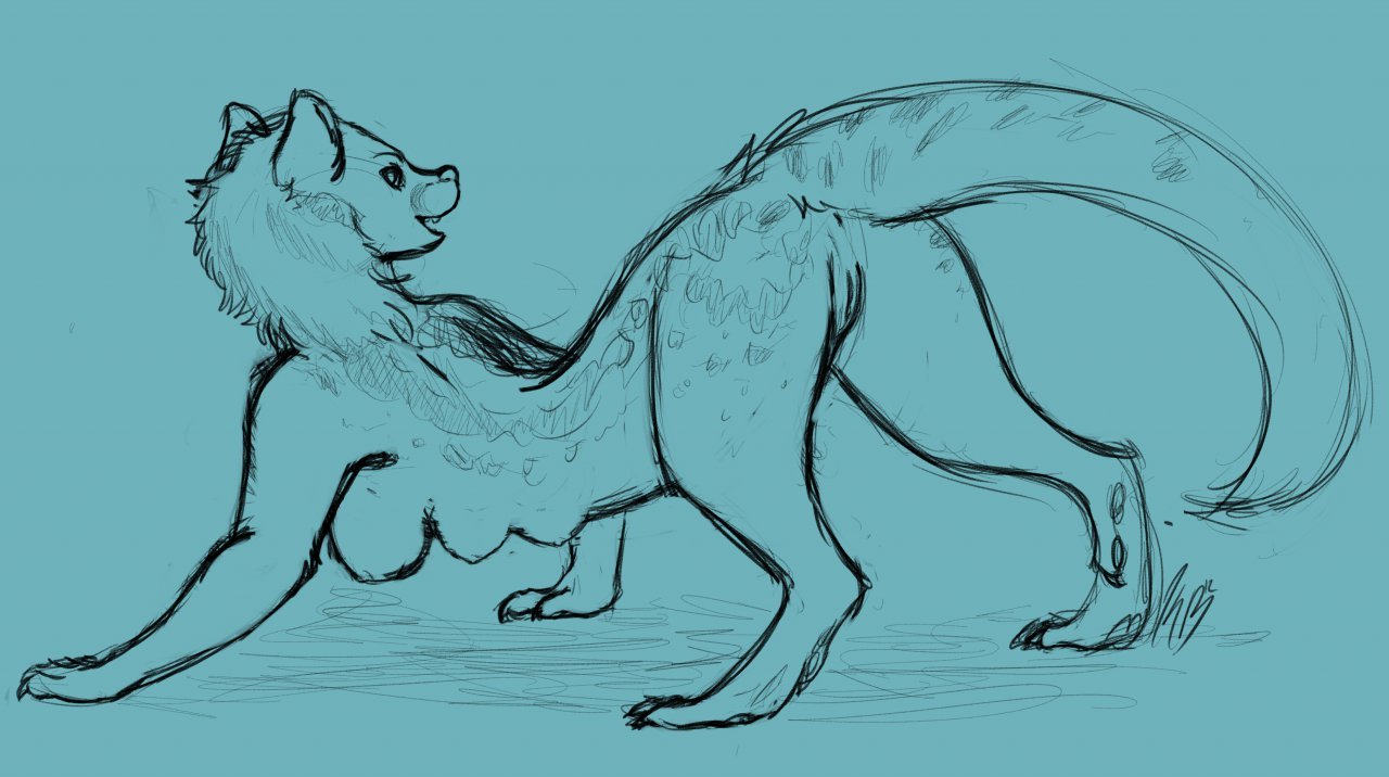 Girly creature sketches by Nubs Gosh, i&rsquo;m smitten &lt;3 Look at that