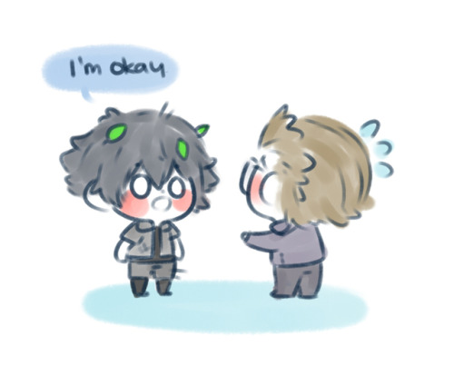 itzahann:    @ignoctweek​ Day 4 - Injury  Even after all these years, Ignis still can’t help but worry for Noct’s safety. 