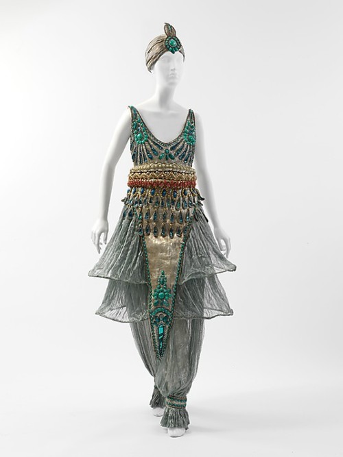 Fancy Dress Costume by Paul PoiretFrance, 1911Met Museum Early in the twentieth century Diaghilev&rs