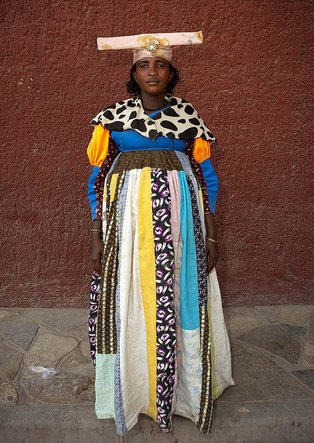 Herero Women in Traditional Costume
