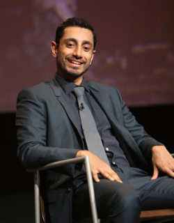 celebsofcolor:Riz Ahmed speaks onstage during HBO’s ‘The Night of’ - FYC on April 6, 2017 in Los Angeles, California.