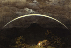 Ufansius: Caspar David Friedrich.â Mountain Landscape With Rainbow (Landscape With