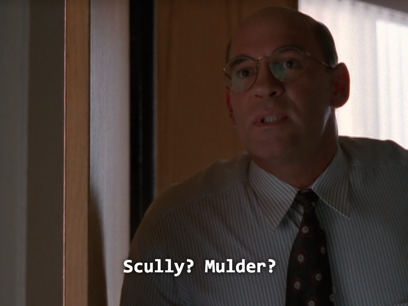 The signs as our favorite out-of-context x-files screen-caps.