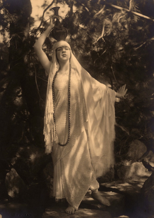 maudelynn:Art Nouveau Maiden by Schulman of San Diego 