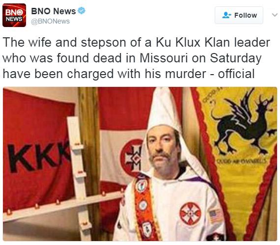 bellygangstaboo:  A KKK leader, someone who used black on black crime as a defense