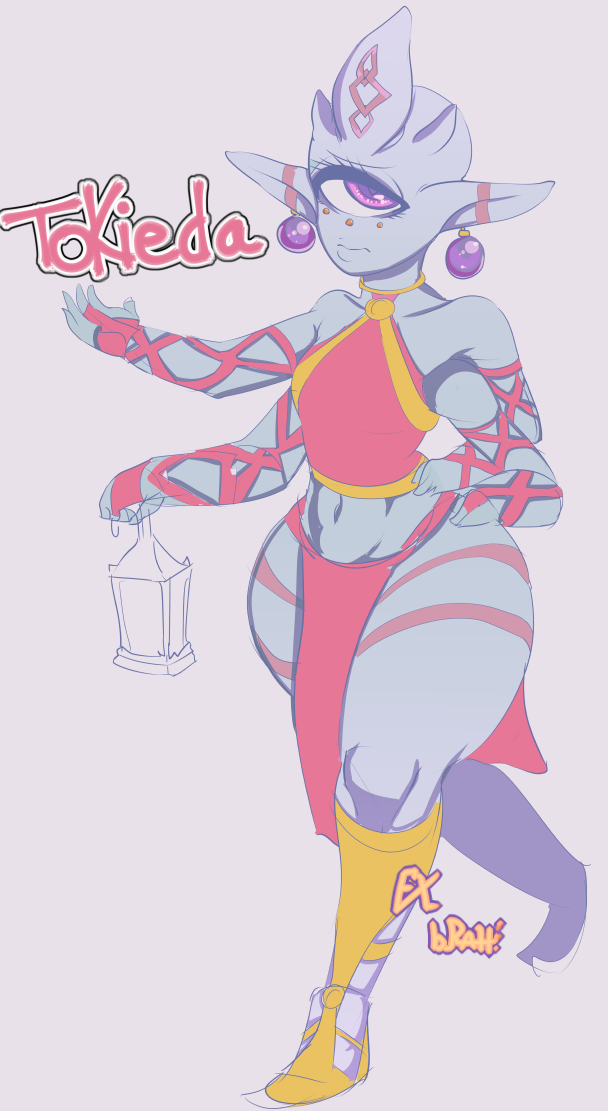 itscoolbrah:  A new little oc joins the ranks :3Meet Tokieda