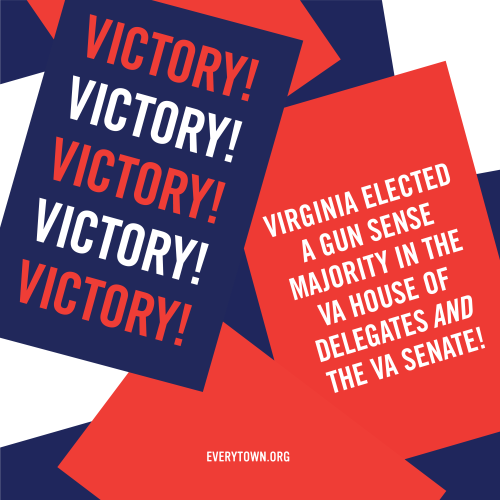 ICYMI: Last night in the NRA’s home state, Virginians elected a #GunSenseMajority in BOTH the State 