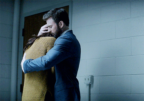 CHRIS EVANS as ANDY BARBER and MICHELLE DOCKERY as LAURIE BARBER in DEFENDING JACOB (2020)