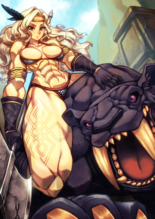 Vanillaware characters are always good subject to draw fanart of