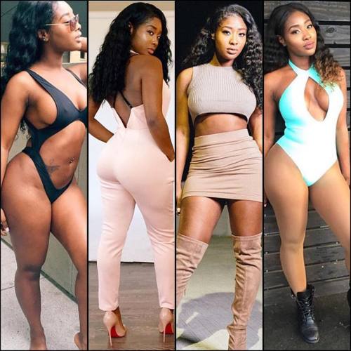 sexiestcreations:  Nothin like #BlackBeauty 🙌🏾 @dreanicoleee 😍 #Gorgeous #ThickInAllTheRightPlaces 😋 #DreaNicoleee 
