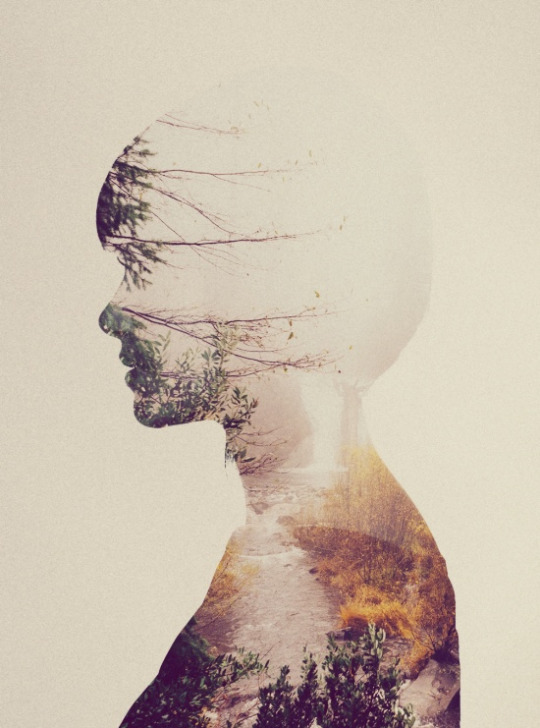 wordsnquotes:  bestofs6:   DOUBLE EXPOSURE PORTRAITS BY ANDREAS LIE    More by the
