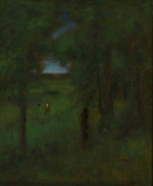 George Inness (1825–1894, United States)Forests and gladesInness was an American landscape painter, 