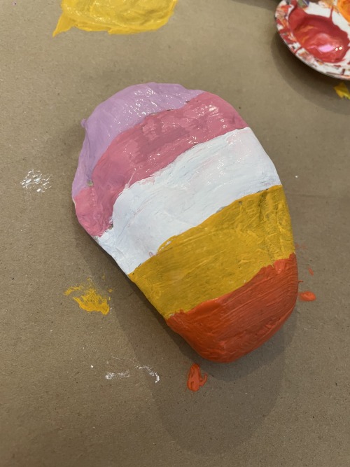 VERY Ooc But Look I Made A Lesbian Rock At My Gfs Cafe :)