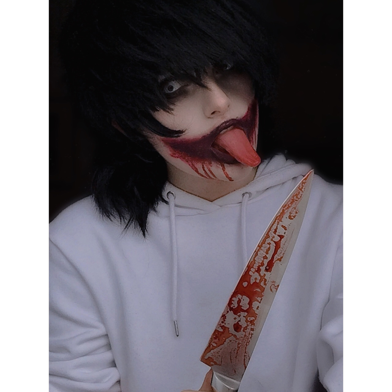 wig cosplay jeff the killer