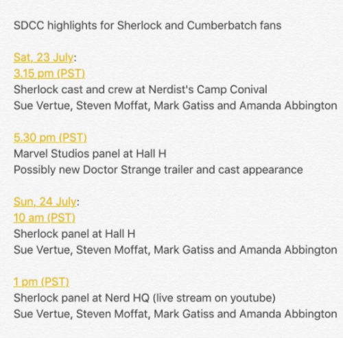 Weekend Schedule!!!