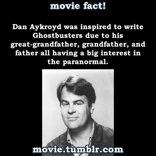 Porn movie:    Dan Aykroyd was inspired to write photos