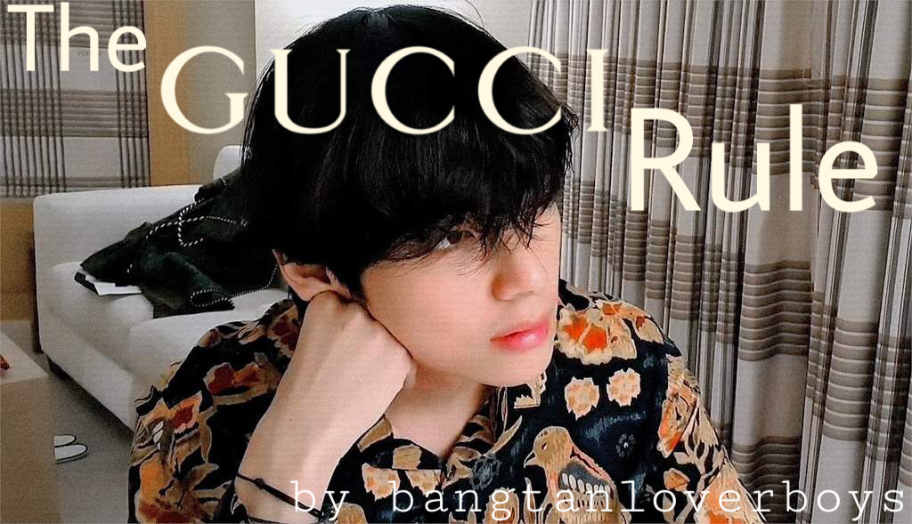 TAEHYUNG IS A GUCCI MODEL?!!!!