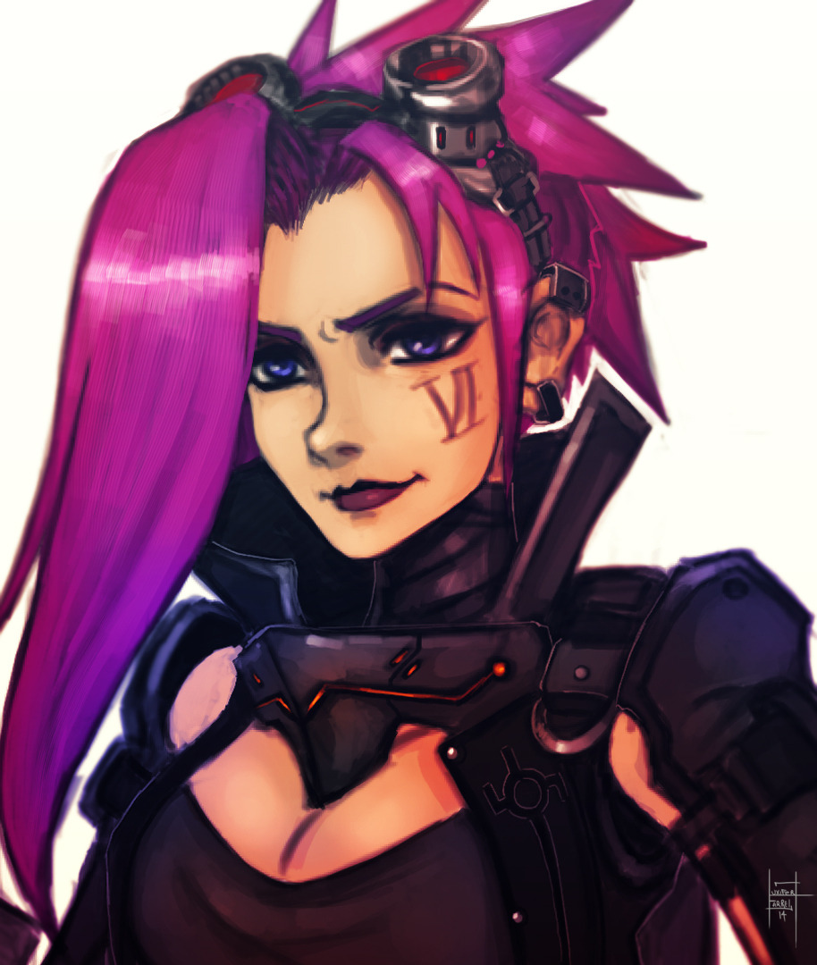 xluxifer:  All the Vi Artwork I did so far. Not sure If I want to scrap that Jinx