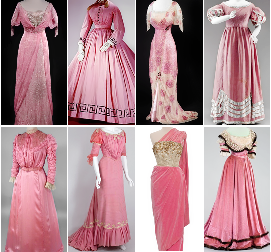 warpaintpeggy:some of my favorite vintage dresses        ↳  pink