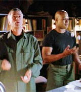 scrollgirl:phageous:Window of Opportunity. Best episode.JACK LEARNS POTTERY. TEAL’C LEARNS JUGGLING.