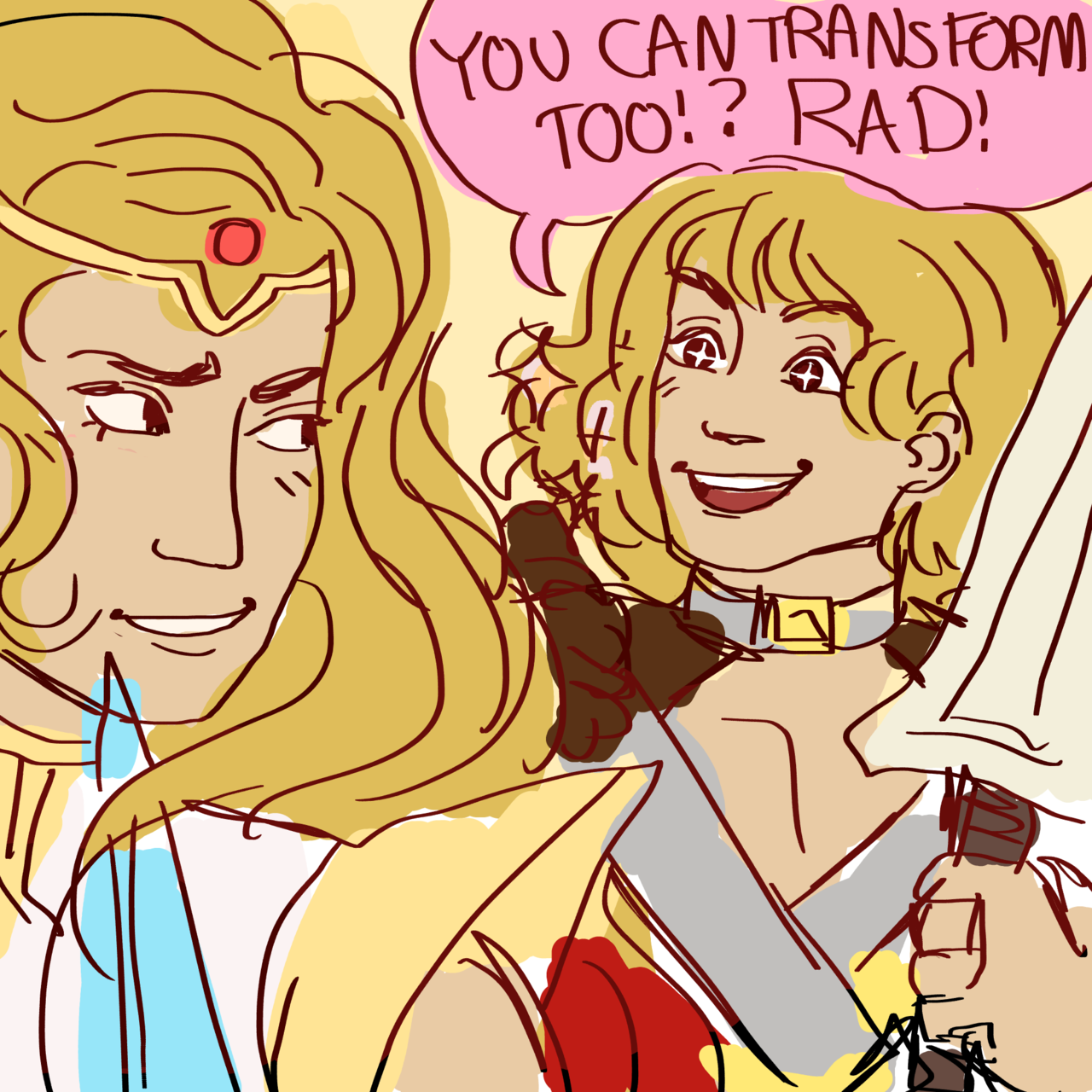 frogopera:prince adam/ he man really does not need to be in she ra 2018…..but….the