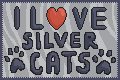 i love silver cats badge